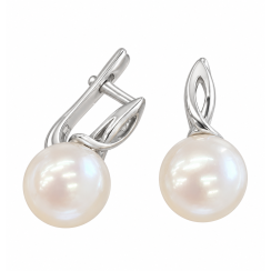 Сережки «Сенсея» з перлами, арт. 2456/1р-PWT