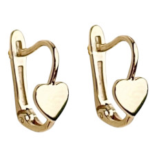 Золоті сережки Серце Артикул 2005522101