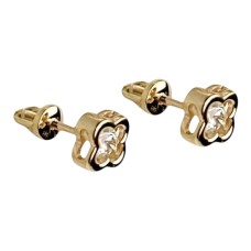 Золоті сережки з вставками цирконію Артикул 2105926101