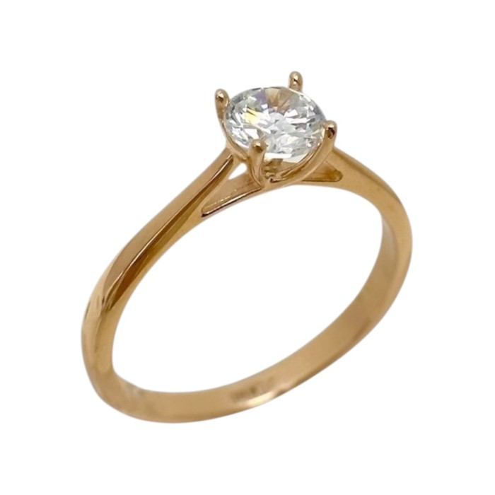 Золота каблучка з вставками цирконію  Артикул 1111286101