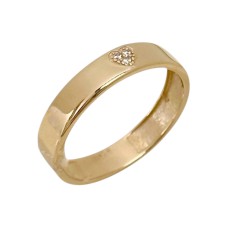 Золота каблучка з вставками цирконію  Артикул 1106888101