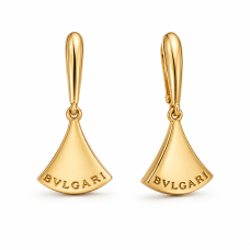Золоті сережки-підвіски Bvlgari Артикул C399