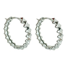 Золоті сережки з білого золота Артикул 2011604102