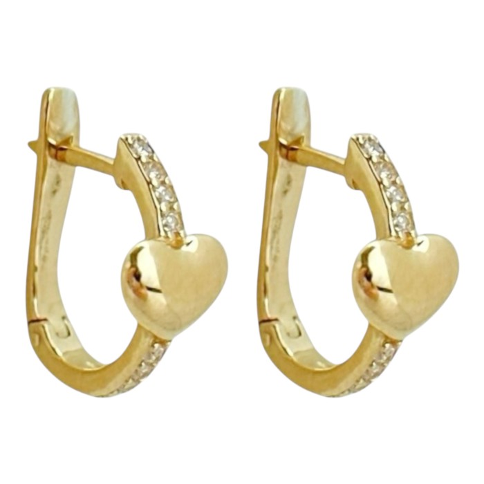 Золоті сережки з цирконієм Артикул 2108336101