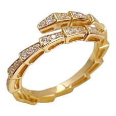 Золота каблучка з вставками цирконію  Артикул 1112200101