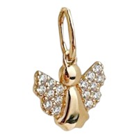 Золота підвіска з вставками цирконію Артикул 3107580101