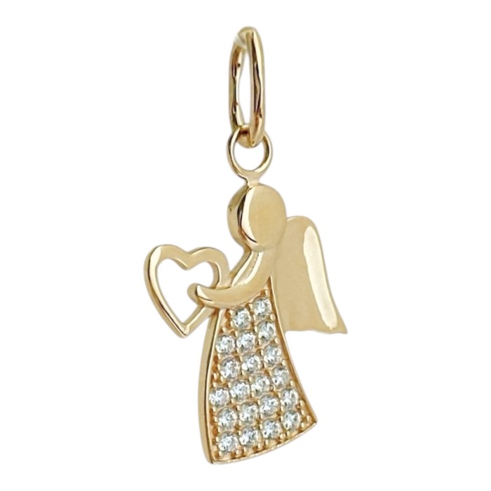 Золота підвіска з вставками цирконію Артикул 3105441101