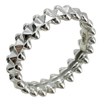 Золота каблучка з білого золота Розмір 17,5 Артикул 1011604102