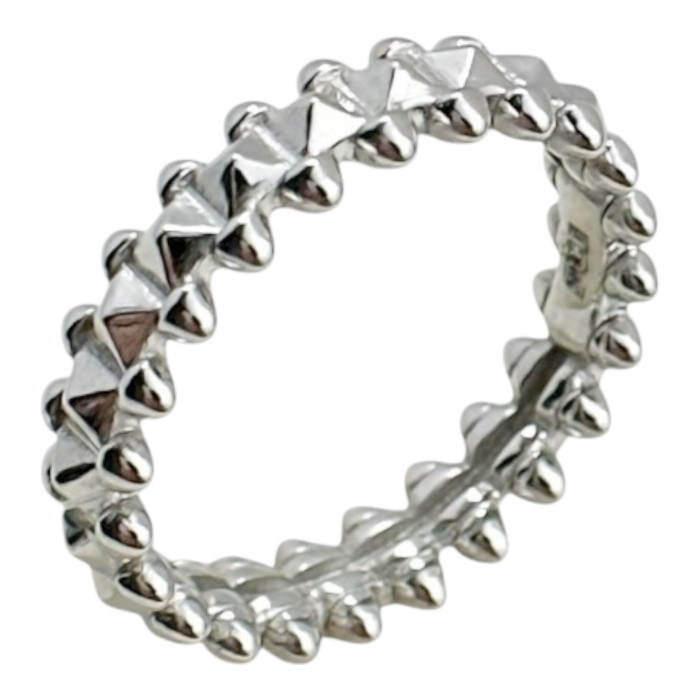 Золота каблучка з білого золота  Артикул 1011604102