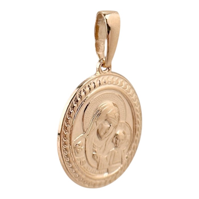 Золота підвіска-іконка Божої Матері Артикул 100627