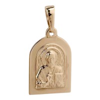 Золота підвіска-іконка Св.Микола Чудотворець Артикул 100229