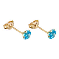 Золоті сережки з вставками фіанітів Артикул GS-02-ERS024G-39