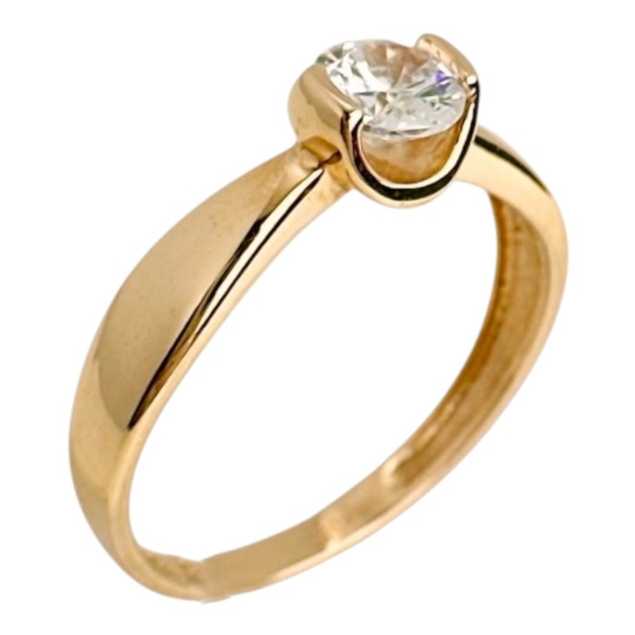 Золота каблучка з вставкою цирконію  Артикул 1191329101