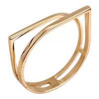 Золота каблучка Розмір 17,5 Артикул 1011676101