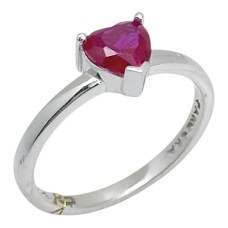 Срібна каблучка з вставками рожевого фіаніту Розмір 17.5 Артикул CH-01-R072-46