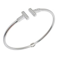 Срібний браслет з вставками фіанітів Артикул GS-04-BrcltTFNGs-10