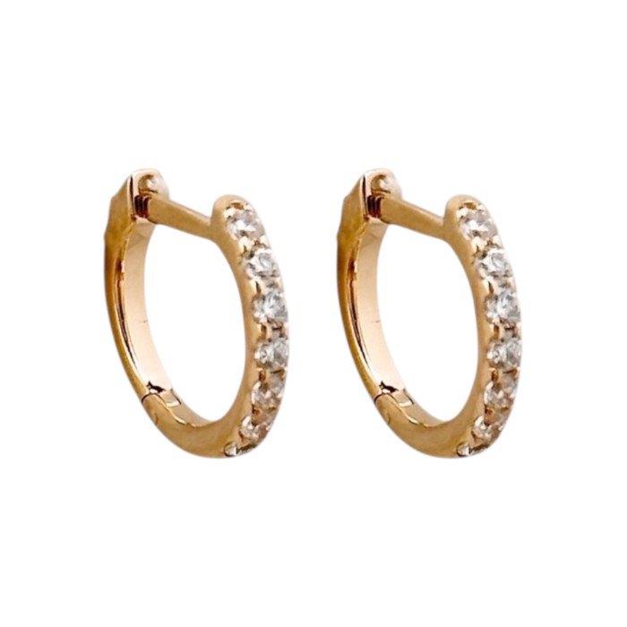 Золоті сережки з вставками цирконію Артикул 2106552101