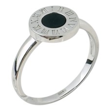 Срібна каблучка з вставками емалі та фіаніту Розмір 19.0 Артикул CZ, Enamel A20067//19