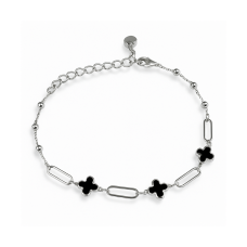 Срібний браслет "Листок щастя" Артикул 550356