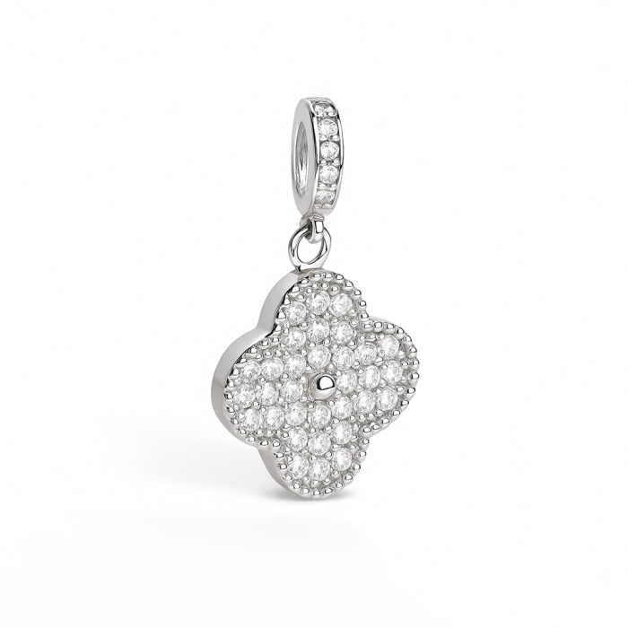 Срібна підвіска з фіанітами Артикул R180