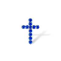 Срібна підвіска з фіанітами Артикул GS-03-S166-31