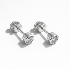 Золоті сережки з білого золота Артикул 2110206102