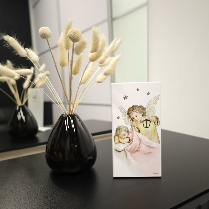 Ікона кольоровий Ангел Артикул CU102/2R (9*18 см)