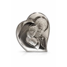 Срібна ікона Св Родина Артикул 6652/2X (14.5*12 см)