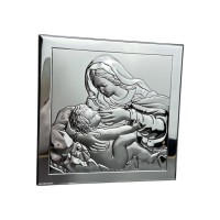 Срібна ікона Матернита Артикул 6429/3 (16*16 см) 