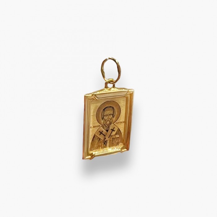 Золота ладанка "Святого Миколая" Артикул :  11421-Л.Н.лаз.