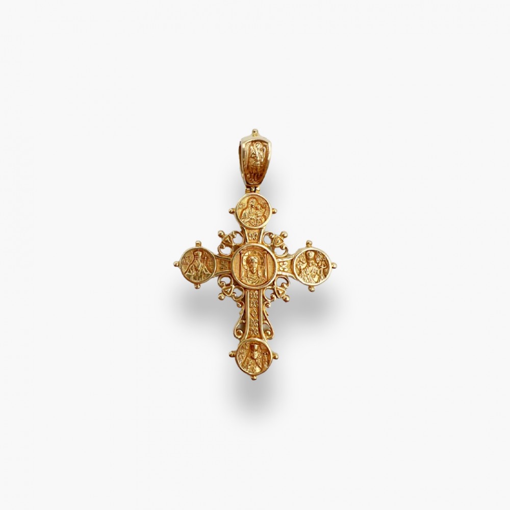 Золотий хрестик з розпяттям Артикул ХЗ-1448