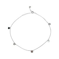 Срібний браслет на ногу Артикул ВС-574р Розмір 23