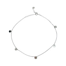 Срібний браслет на ногу Артикул ВС-574р