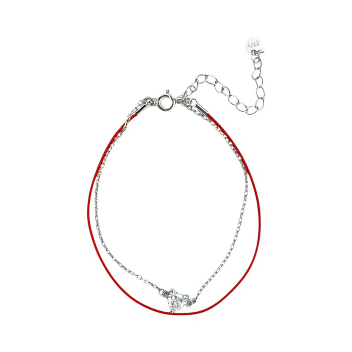 Срібний шовковий браслет Артикул 78132 .5