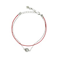 Срібний шовковий браслет Артикул 550120б Розмір 16,0 