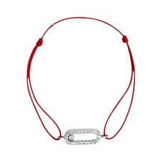 Срібний шовковий браслет Артикул 463б Розмір 15,0 