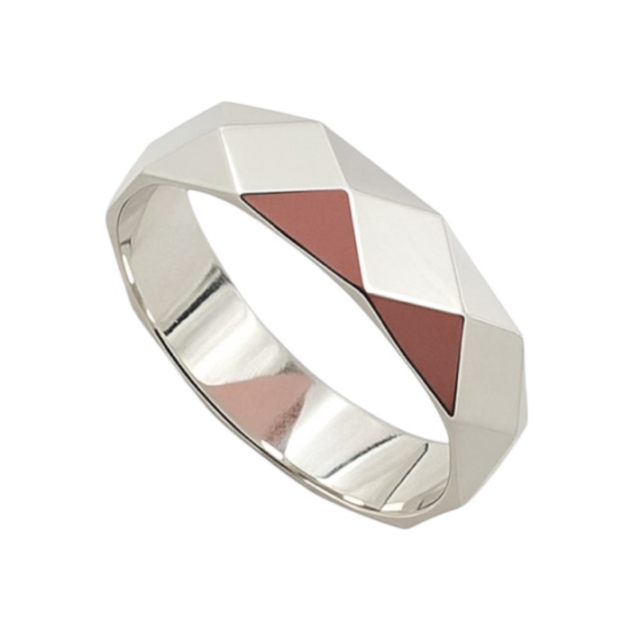 Срібна обручка "Грані" Артикул ОС-45120