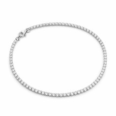 Золотий браслет тенісний з фіанітами Артикул 4112417102