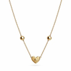 Золоте кольє з сердечком Артикул 7092164101