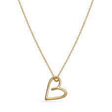 Золоте кольє з сердечком Артикул 7092297101