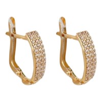 Золоті сережки Артикул 420902