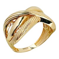 Золота каблучка Артикул 1010510101 Розмір 19,5