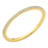 Золота каблучка з вставками цирконію Розмір 16,0 Артикул 1101281101