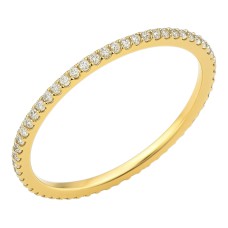 Золота каблучка з вставками цирконію  Артикул 1101281101