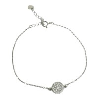 Срібний браслет «Монетка» Розмір 16 см Артикул ЛК-0335р