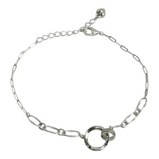 Срібний браслет мінімалізм Розмір 15-20 см Артикул 4092б