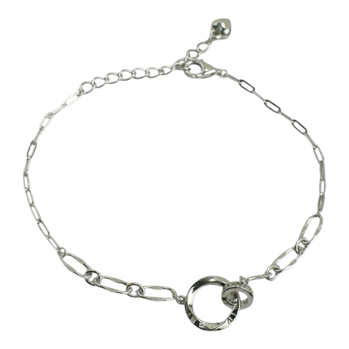 Срібний браслет мінімалізм -20 см Артикул 4092б