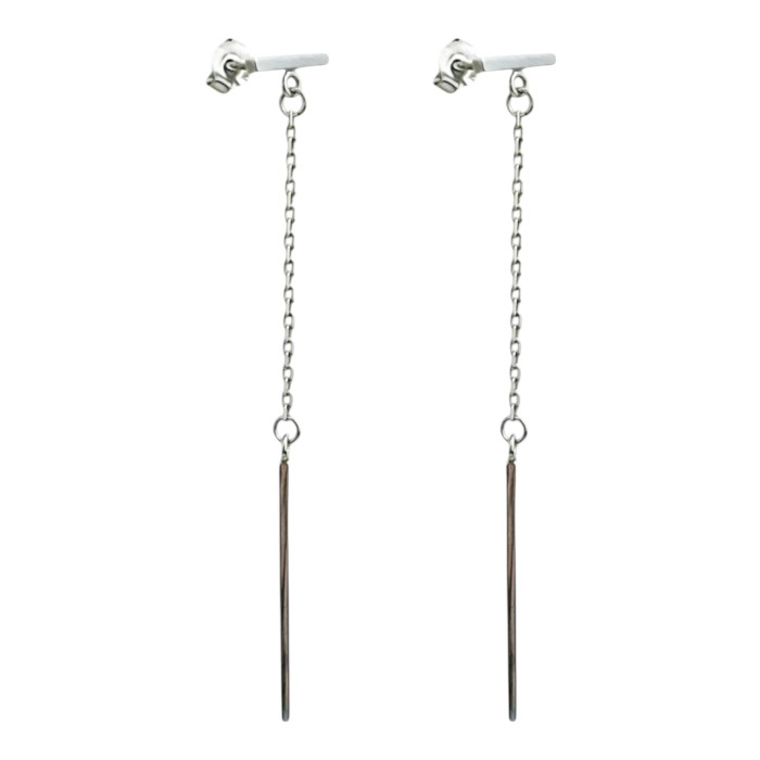 Срібні сережки мінімалізм Артикул ВС-155р