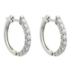 Срібні сережки з фіанітами Артикул 2578/1р-CZ