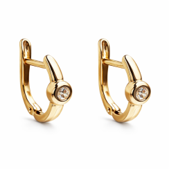 Золоті дитячі сережки Артикул 211021